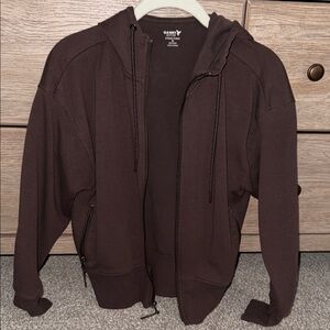 Old Navy women’s  Brown Zip-Up Sweater